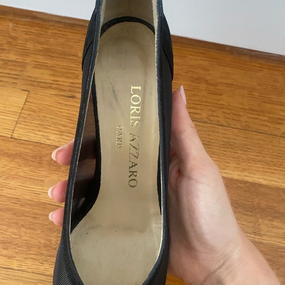 Vibtage Loris Azzaro black kitten heels - Picture 5 of 5